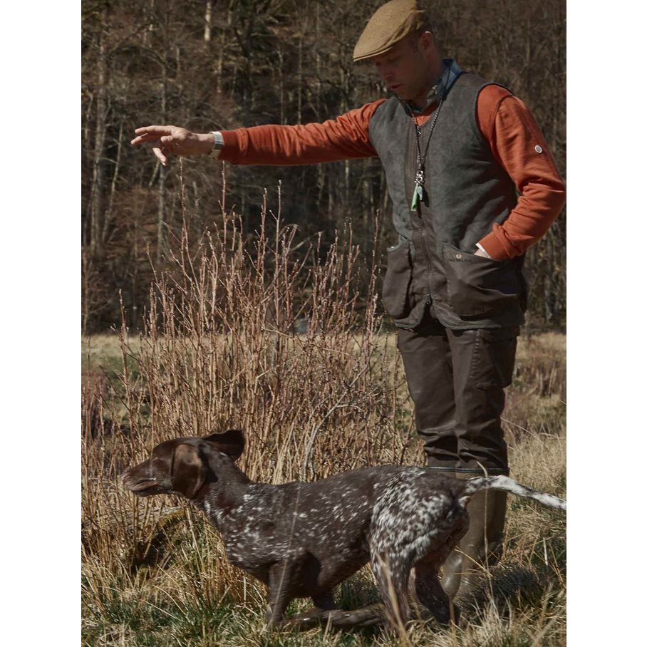Vintage Dogsport Vest Men LEATHER BROWN / M