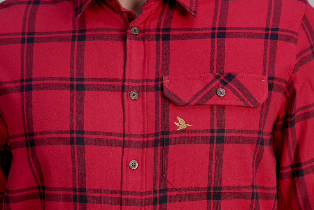 Highseat Skjorta HUNTER RED / XL