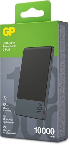 Powerbank M2 10000 mAh SVART / EN STL