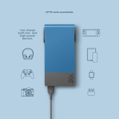 Powerbank M2 20000 mAh BLÅ / EN STL