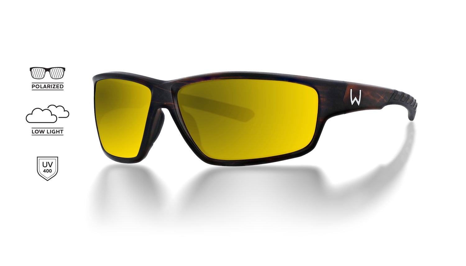 W6 Sport  Solglasögon LB BROWN LM YELLOW  AR GREEN / EN STL