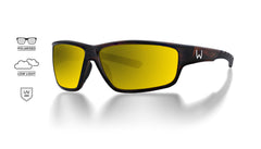 W6 Sport  Solglasögon LB BROWN LM YELLOW  AR GREEN / EN STL