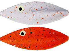 Twister Skeddrag ORANGE WHITE (GLOW) SPLAT / 5,1 CM OCH 7,5 GRAM