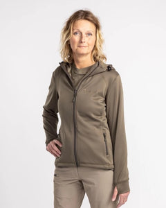 Hoodie Finnveden Dam OLIVE / XS