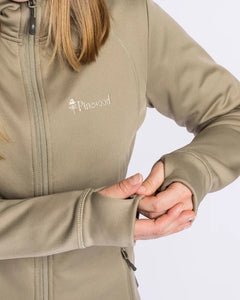 Hoodie Finnveden Dam MID KHAKI / S