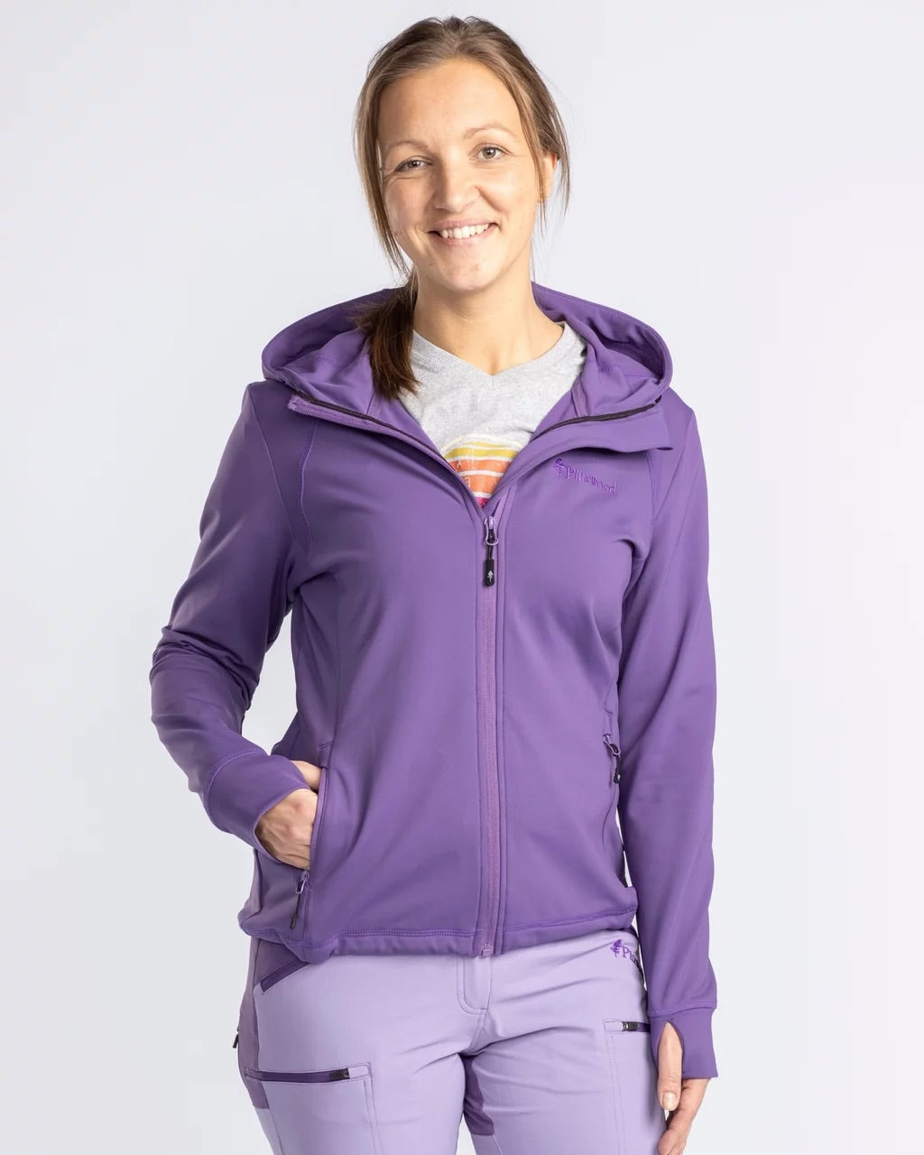 Hoodie Finnveden Dam LILAC / XXL