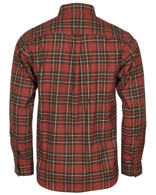 Skjorta Prestwick Exclusive D.TERRACOTTA/D.GREEN / S