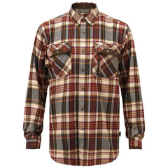 Skjorta Prestwick Exclusive BORDEAUX/BEIGE / M