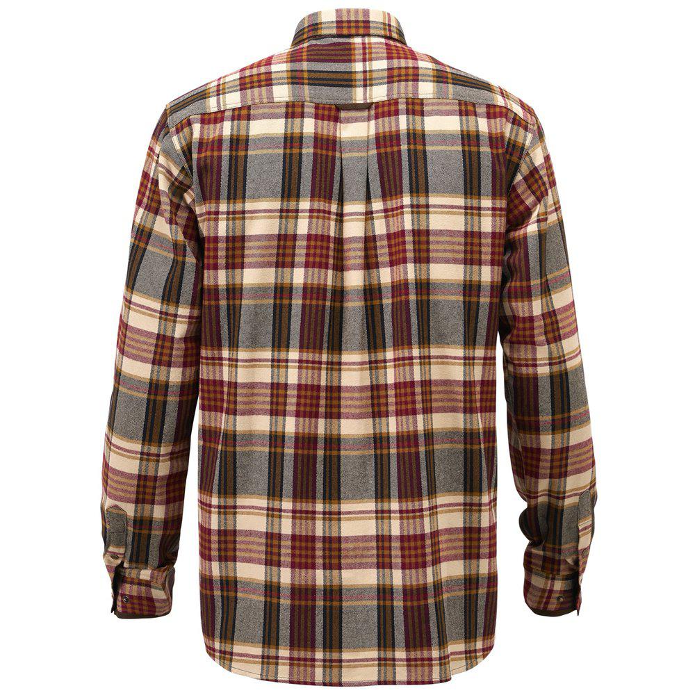 Skjorta Prestwick Exclusive BORDEAUX/BEIGE / 5XL