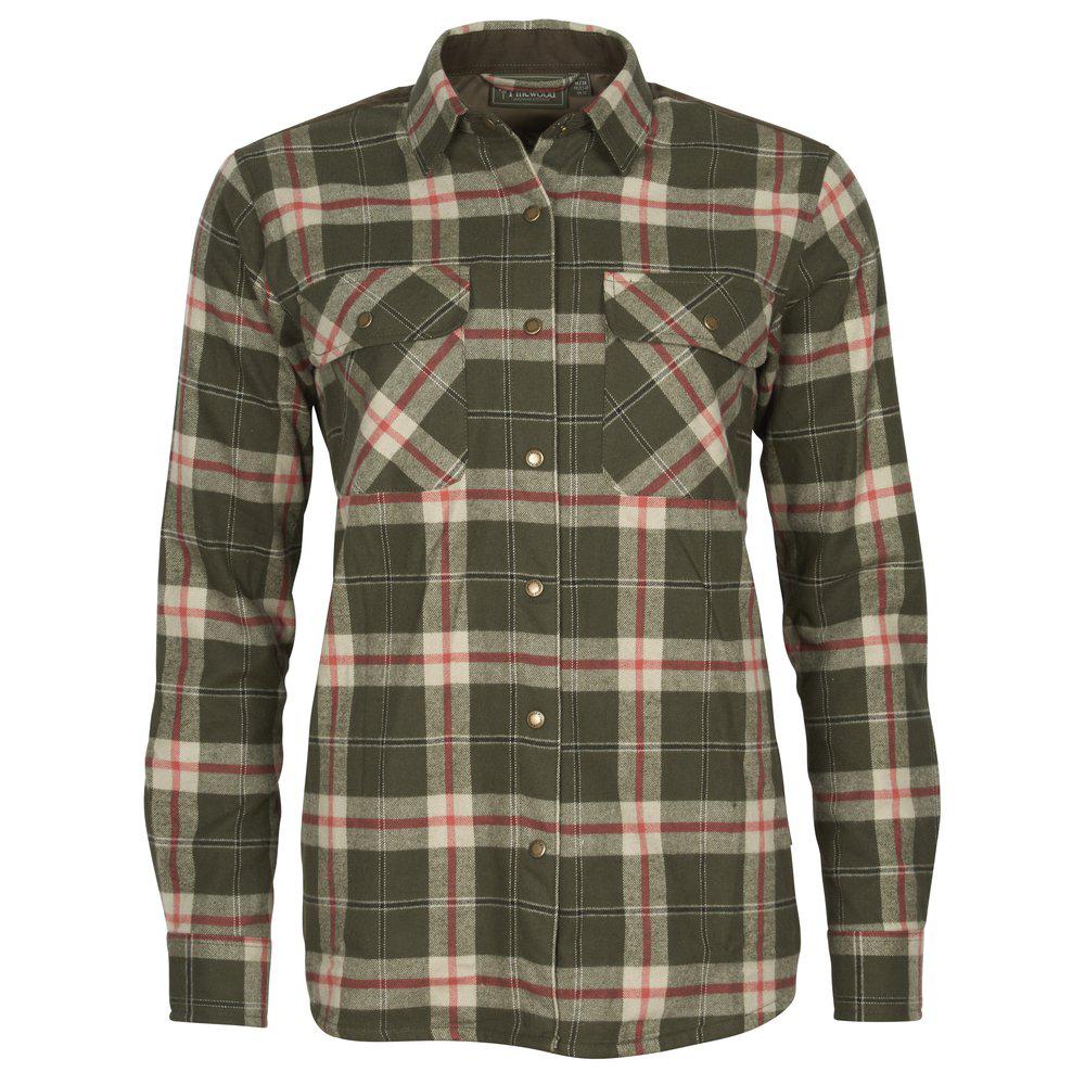 Skjorta Douglas Dam D.GREEN/RED / XL