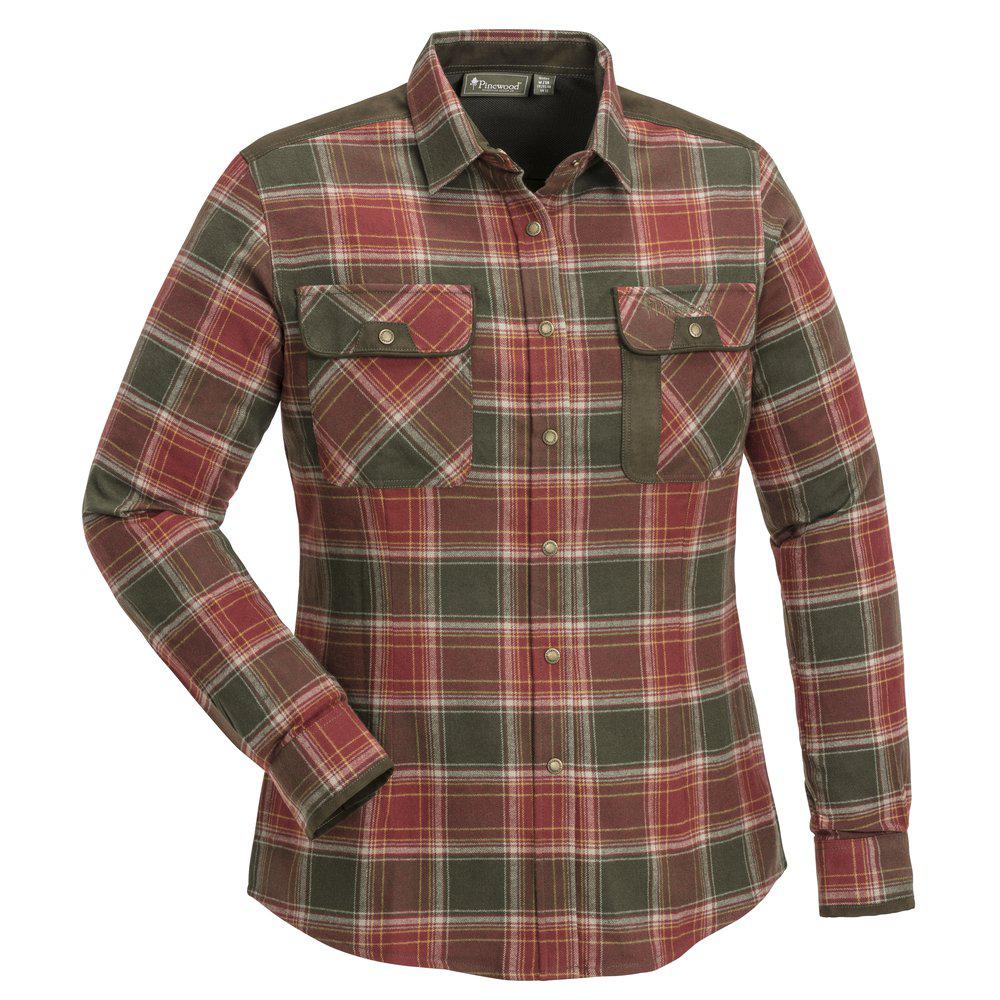 Skjorta Prestwick Exclusive Dam D.COPPER/SUEDEBROWN / L