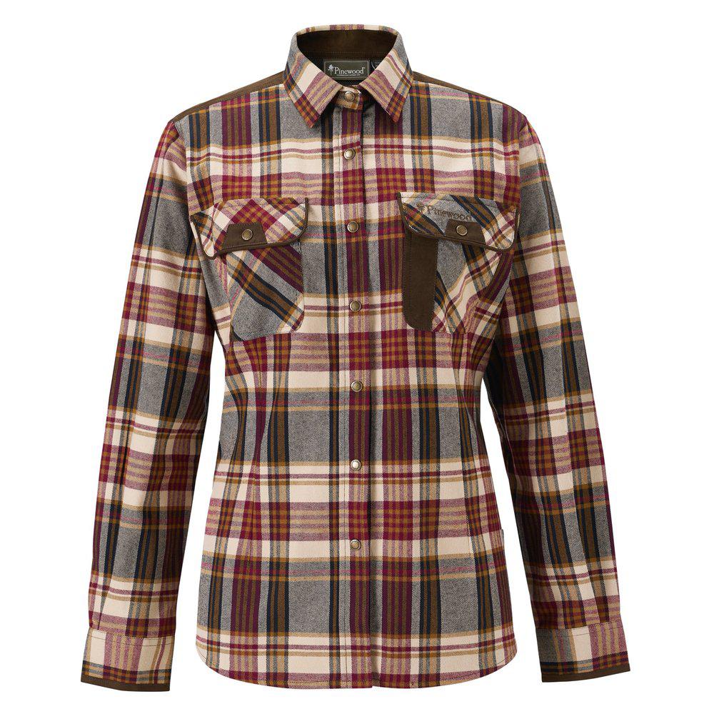 Skjorta Prestwick Exclusive Dam BORDEAUX/BEIGE / XS