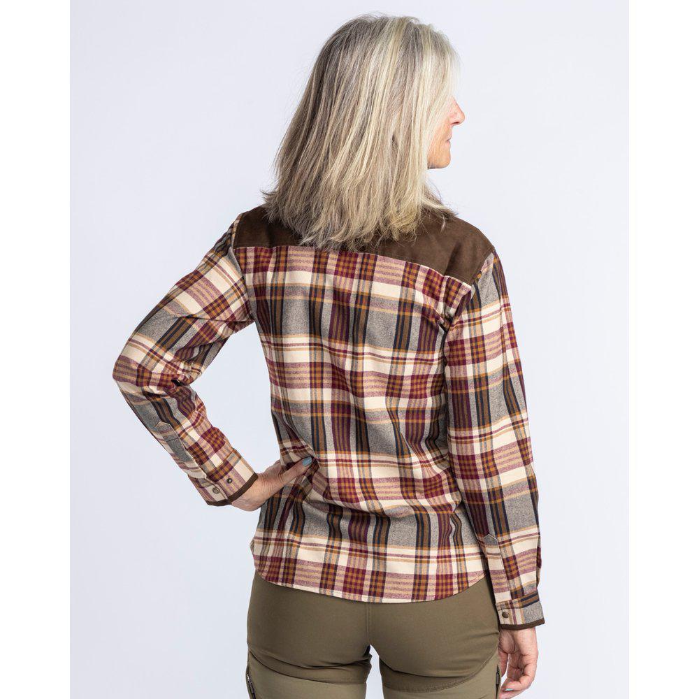 Skjorta Prestwick Exclusive Dam BORDEAUX/BEIGE / XS