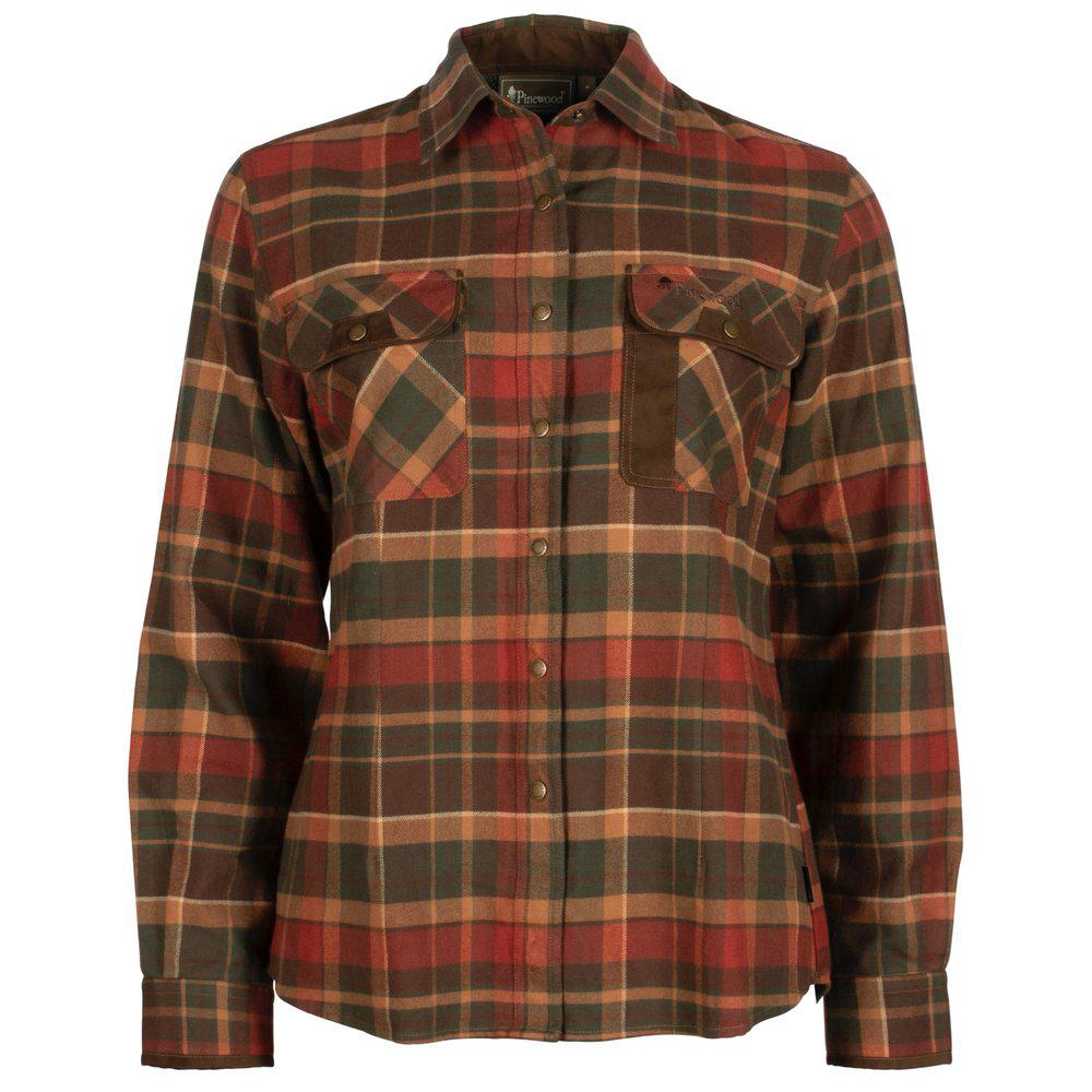 Skjorta Prestwick Exclusive Dam D.GREEN/TERRACOTTA / XXL