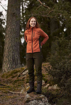 Tay Fleece Dam ORANGE/BROWN / 40