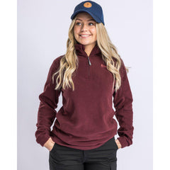 Tiveden Fleecejacka Dam EARTH PLUM / M