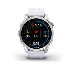 Fenix® 7S VIT / SILVERFÄRGAD MED VITT ARMBAND