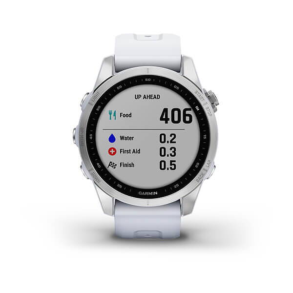 Fenix® 7S VIT / SILVERFÄRGAD MED VITT ARMBAND