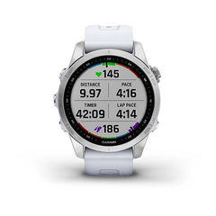 Fenix® 7S VIT / SILVERFÄRGAD MED VITT ARMBAND