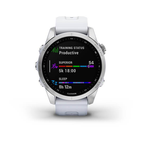 Fenix® 7S VIT / SILVERFÄRGAD MED VITT ARMBAND