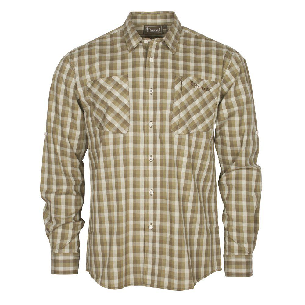 Skjorta Glenn GREEN/OLIVE / L