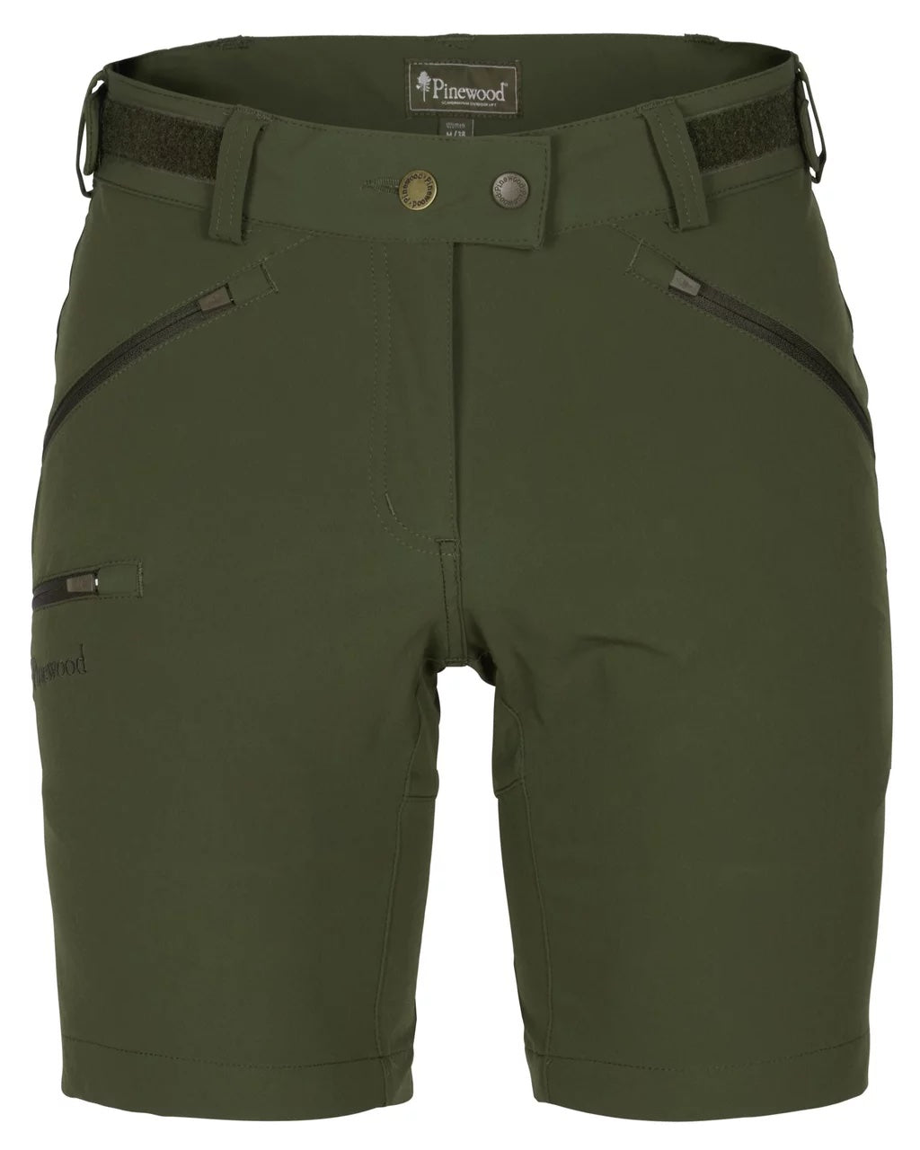 Abisko Light Stretch Shorts Dam MOSSGRÖN / 34