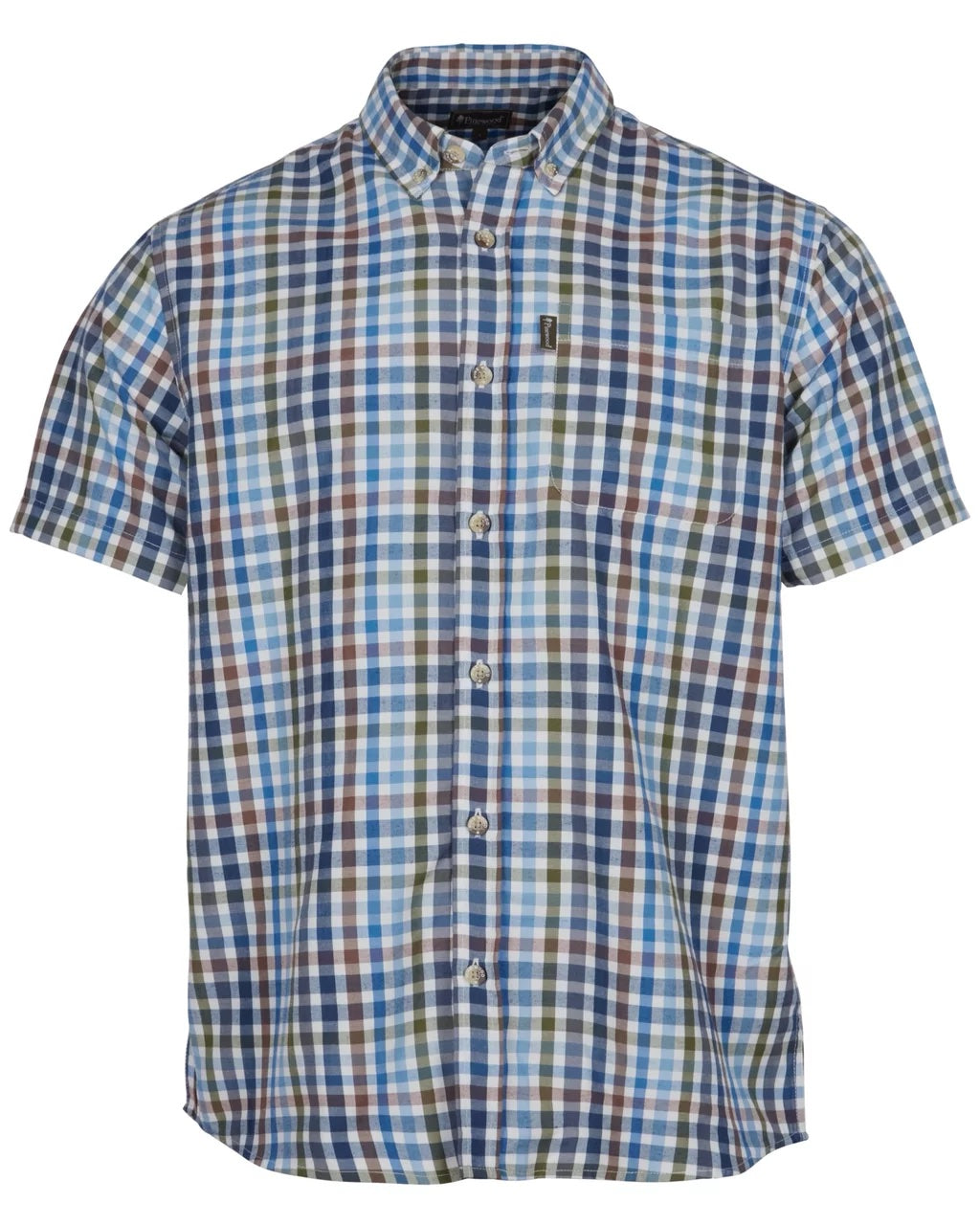 Sommarskjorta Herr BLÅ/VIT / 3XL