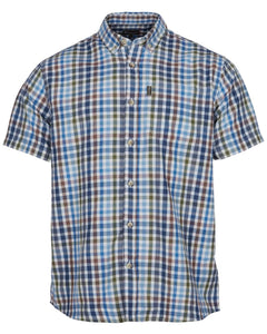 Sommarskjorta Herr BLÅ/VIT / 3XL