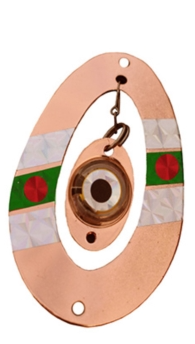 Enareblänket 69mm SILVER/GRÖN/PRISMA