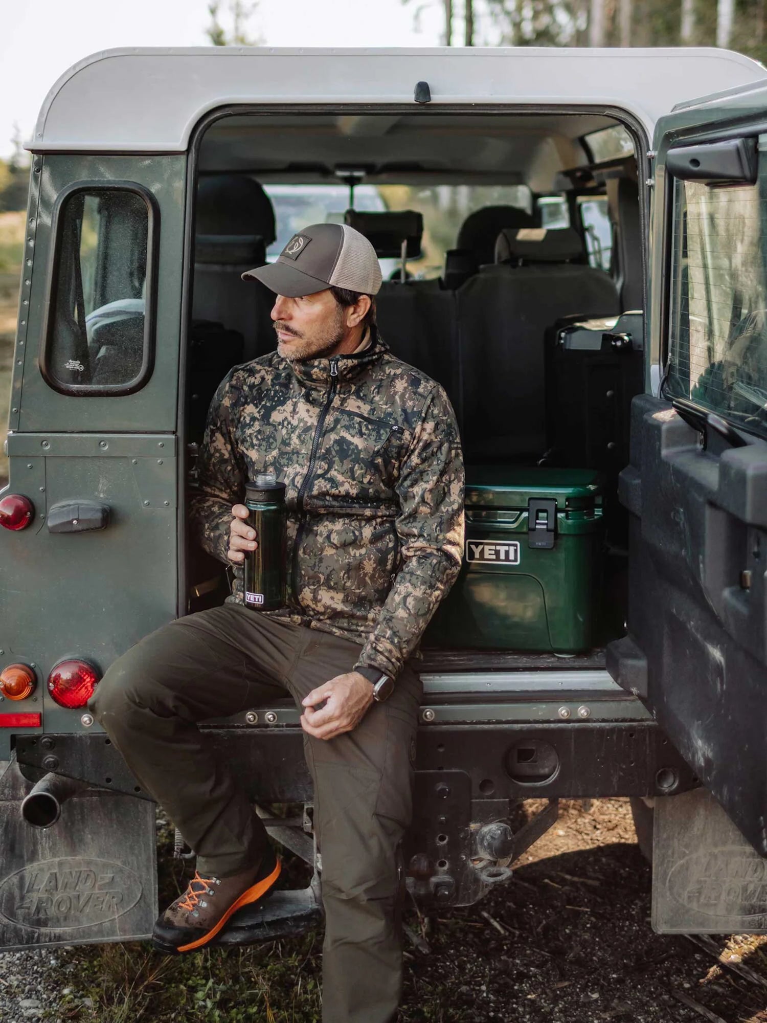 Hunter Stretch Zip Hoodie Men