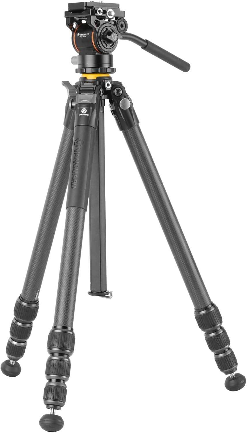 VEO 5 264CV-14 Kolfiberstativ Med Vätskedämpathuvud