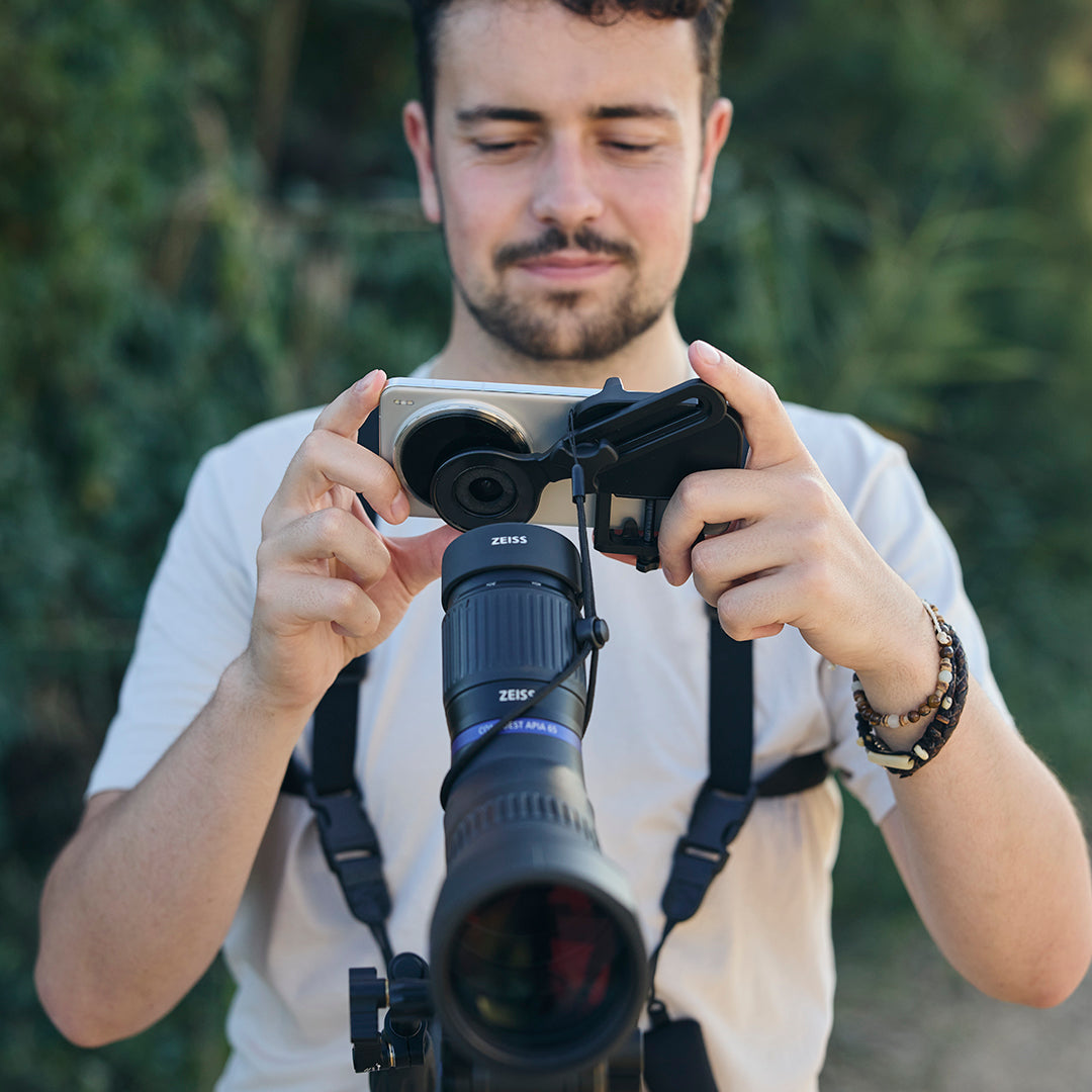 Digiscoping Mobiltelefonadapter