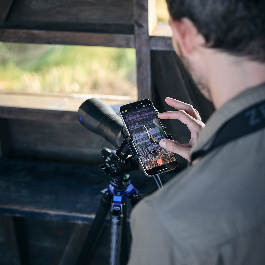 Digiscoping Mobiltelefonadapter