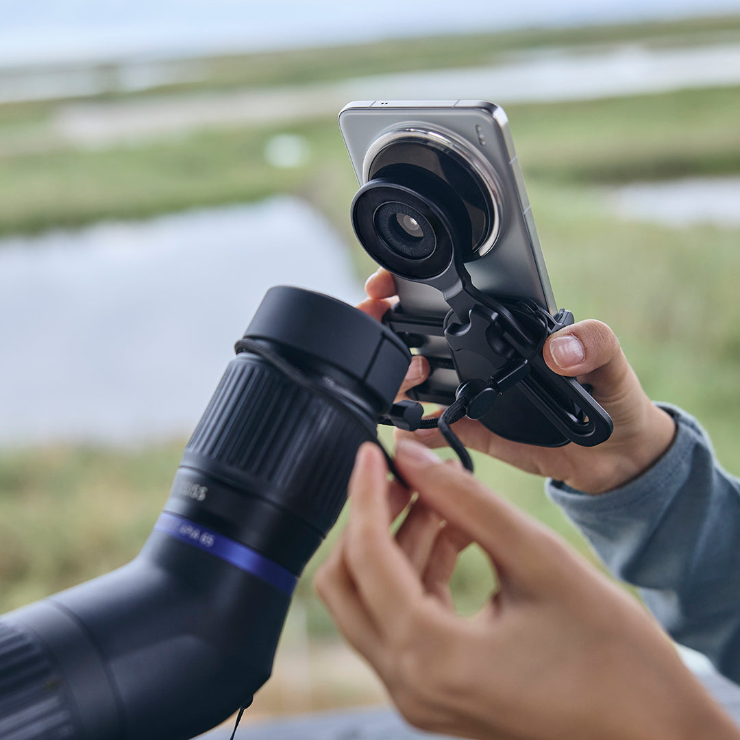 Digiscoping Mobiltelefonadapter