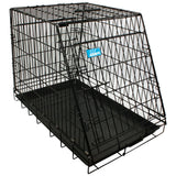 Hundtransportbur, vinklad